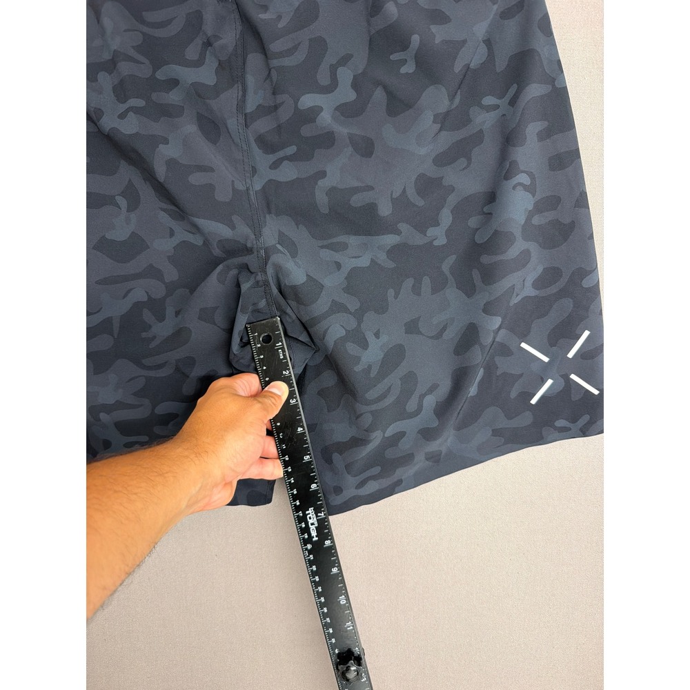 Ten Thousand Interval Shorts Mens XL Black Camo 7 Inch Inseam Lined Training - Picture 7 of 9